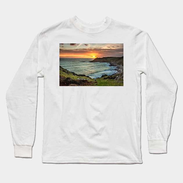 Fall Bay, Gower Long Sleeve T-Shirt by dasantillo